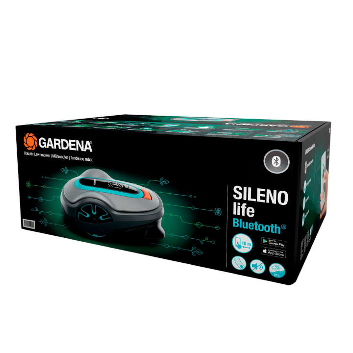 GARDENA Mähroboter SILENO life 1000 m² + Garage